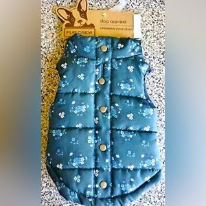 Pup Crew Quilted Puffer Jacket for Dogs Sz XL NWOT